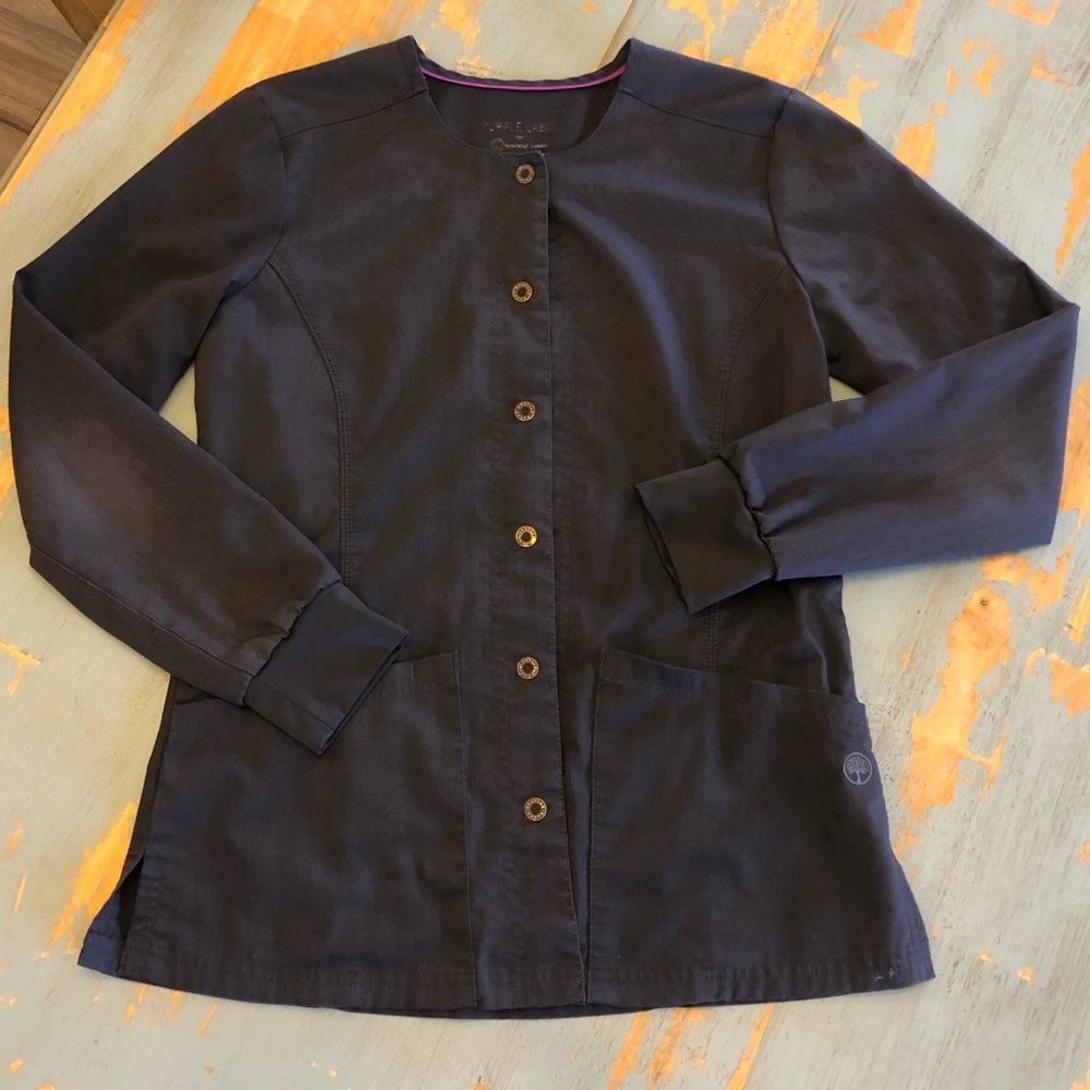 Purple Label by Healing Hands Scrub Jacket!